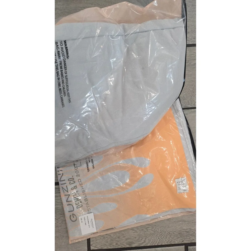 Gunzinii Denim Co 2XL Grey Orange Flame 11:11 Graphic T-Shirt Sweatpants Set